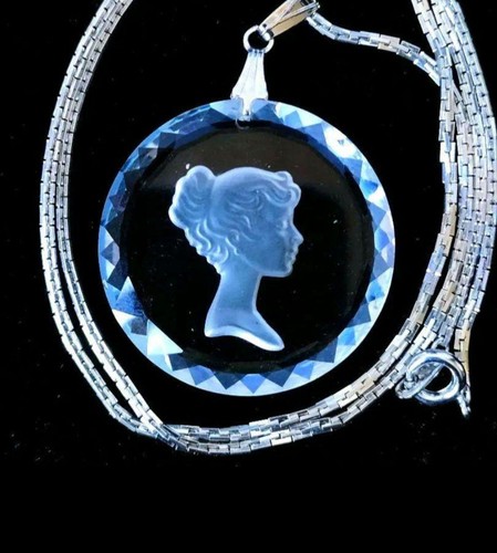 Cameo vintage acryl kamee - vintage,