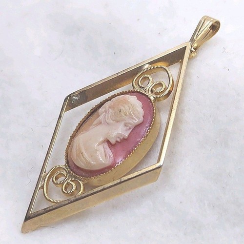 Vintage kamee dame - vintage, profil