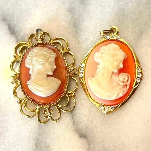 Vintage halskette mit - vintage,