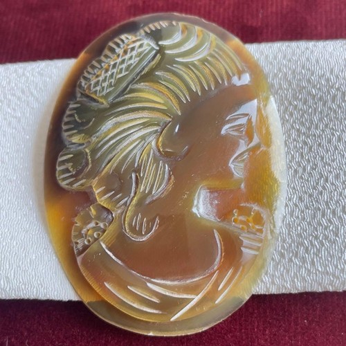Vintage kamee brosche - vintage,