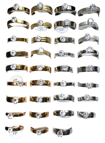 Damen edelstahl ring schmuck - edelstahl,