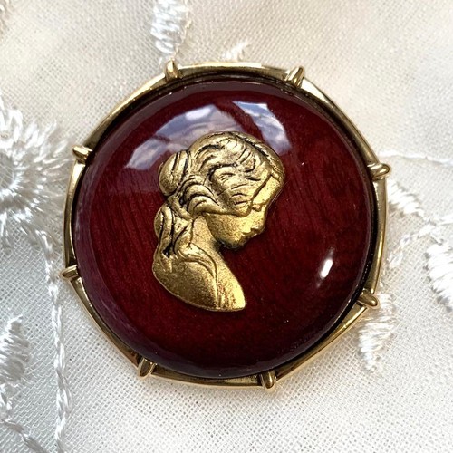 Vintage kamee anhänger gold - kamee,