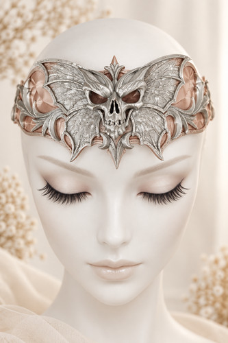 Gothic kopfschmuck totenkopf - gothic,