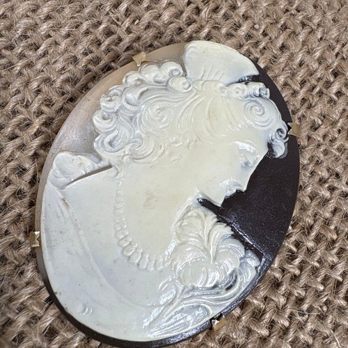 Kamee vintage art deco brosche - deco,