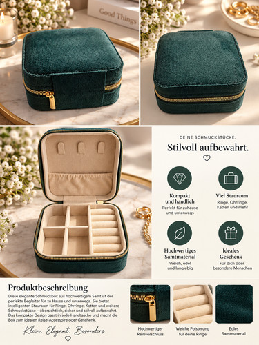 Schmuckbox aus samt elegant - aus,