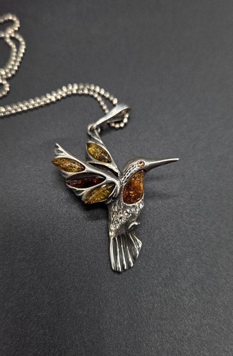 Silber kette mit kolibri - kette,