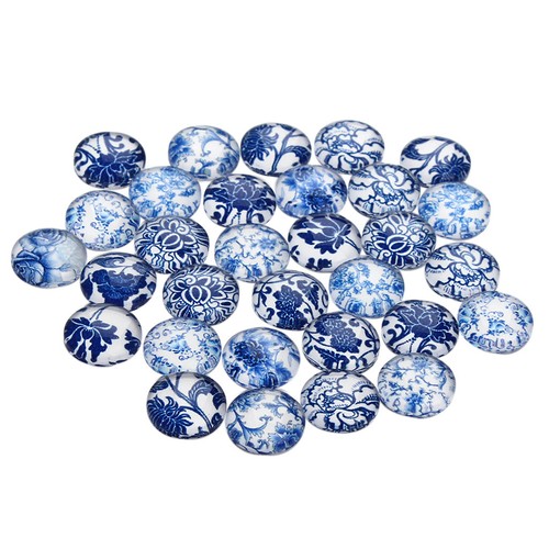 Stck glas cabochon 12 - 30,